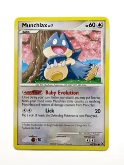 Pokemon TCG Munchlax 68/100 Majestic Dawn 2008 DP Baby Evolution LP/NM - Image 1