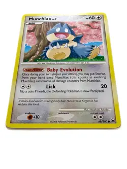Pokemon TCG Munchlax 68/100 Majestic Dawn 2008 DP Baby Evolution LP/NM - Image 3