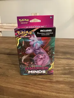 Pokemon TCG Sun & Moon Unified Minds Hanger Box Sealed (3 Booster Packs) - Image 1