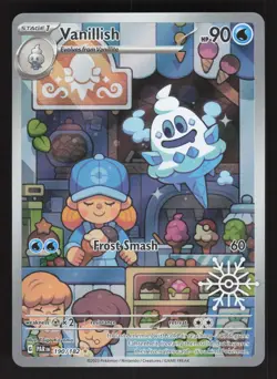 Vanillish 190/182 Pokemon TCG Holiday Calendar Stamped NM - Image 1