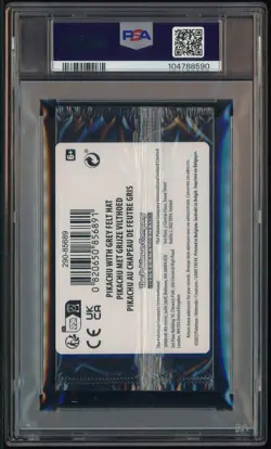 Pokemon Pikachu with Grey Felt hat Van Gogh 085 Graded Sealed Promo PSA 10 - Image 3