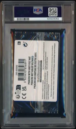 Pokemon Pikachu with Grey Felt hat Van Gogh 085 Graded Sealed Promo PSA 10 - Image 3