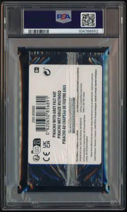 Pokemon Pikachu with Grey Felt hat Van Gogh 085 Graded Sealed Promo PSA 10 - Image 3