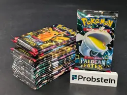 Lot of (20) Pokemon Scarlet & Violet SV4.5 Paldean Fates Booster Packs SEALED - Image 1