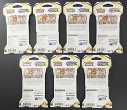 Lot (7) Pokemon Sword & Shield Brilliant Stars Sleeved Booster Packs SEALED - Image 2