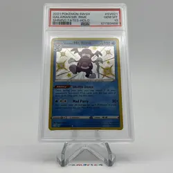 PSA 10 GEM MINT! 2021 Pokemon Galarian Mr. Rime #SV021 Shining Fates - Image 2