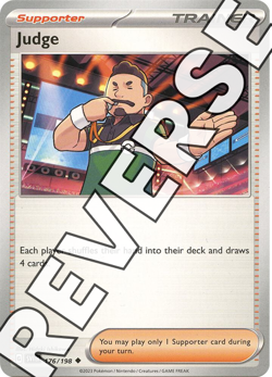 Judge 176/198 SV01: Scarlet & Violet Base Set Reverse Holo - Pokemon TCG - NM - Image 1