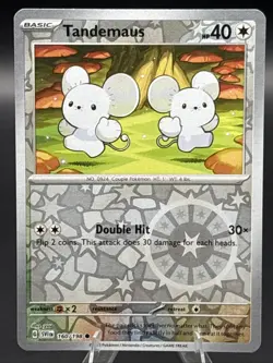 Pokemon TCG - Tandemaus - 160/198 - Scarlet & Violet Base Set - Reverse Holo - Image 1
