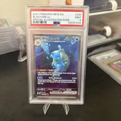 2023 Pokemon Mew En-151 Blastoise ex Special Illustration Rare 200/165 PSA 9 - Image 1