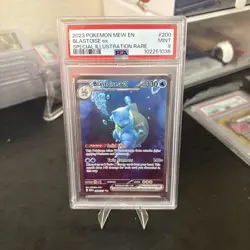 2023 Pokemon Mew En-151 Blastoise ex Special Illustration Rare 200/165 PSA 9 - Image 5