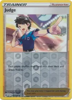 x4 Judge - 235/264 - Uncommon - Reverse Holo Pokemon SS08 Fusion Strike M/NM - Image 1