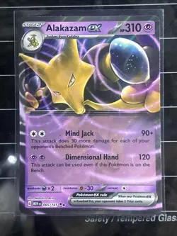 Pokemon TCG Alakazam EX 065/165 Scarlet Violet-151 NM/M Condition - Image 1