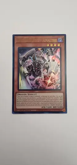 DoomZ V Five - Amalthe DOOD-EN009 Doom of Dimensions Yu-Gi-Oh 1st Edition NM - Image 1