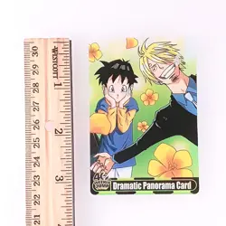 Videl Sanji Dragon Ball × One Piece 40th Wafer Card JADP-06-024 From Japan F/S - Image 2