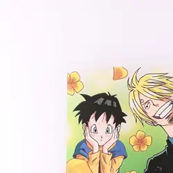 Videl Sanji Dragon Ball × One Piece 40th Wafer Card JADP-06-024 From Japan F/S - Image 3