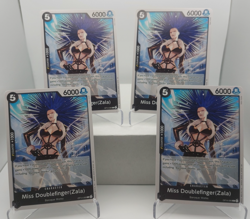 Miss Doublefinger Playset - OP14-086 x4 - The Azure Sea's Seven - One Piece TCG - Image 1