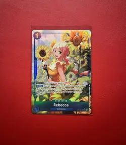 Rebecca OP15-053 SR Alt Art Parallel English One Piece TCG Adventure Kami Island - Image 1