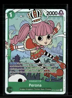 One Piece TCG Perona Legacy of the Master SR • OP12-034 Foil - Image 1