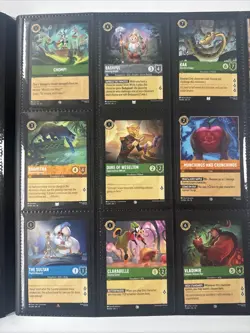 Disney Lorcana Full Binder Lot Of 252 Cards - Image 3