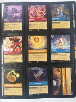 Disney Lorcana Full Binder Lot Of 252 Cards - Image 4