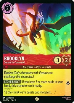 Brooklyn Second in Command 120/204 Whispers in the Well Disney Lorcana Cold Foil - Image 1