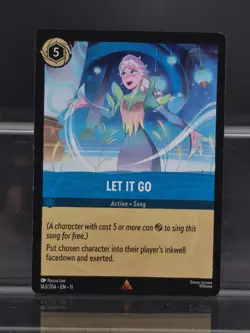 Disney Lorcana Let It Go 163/204 Winterspell Rare - Image 1