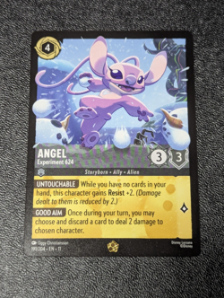 Disney Lorcana TCG Winterspell Angel Experiment 624 Legendary Non Foil 191/204 - Image 1
