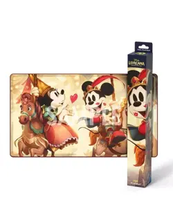 Disney Lorcana Mickey and Minnie Foil Play Mat - Image 1