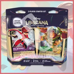 Disney Lorcana TCG: Wilds Unknown 2-Player Starter Set Buzz Ships 5/15 - Image 1
