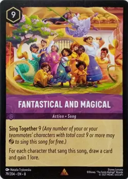 79/204 FANTASTICAL AND MAGICAL EN8 RARE DISNEY LORCANA CARD - Image 1