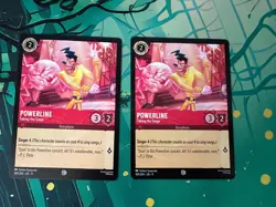 Disney Lorcana Fabled - x2 Powerline, Taking the Stage- 109/204 - Image 1