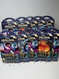 (Lot of 10) Disney Lorcana: Whispers In The Well Sleeved Booster Pack - Image 1