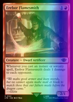 Erebor Flamesmith (122/943) The Lord of the Rings Tales of Middle-earth LP FOIL - Image 1