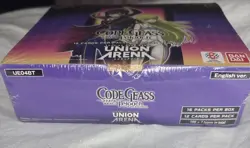 Bandai Union Arena Code Geass Lelouch of the Rebellion Booster Box EnglishSEALED - Image 2