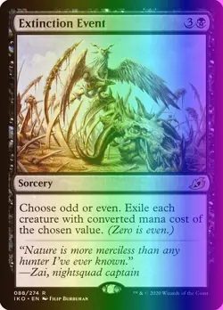 MTG Extinction Event (88/434) Ikoria Lair of Behemoths LP FOIL - Image 1