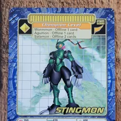 Stingmon BO-119 Digimon 2000 Bandai Digi Battle Trading Card Series 3 Champion - Image 1