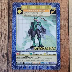 Stingmon BO-119 Digimon 2000 Bandai Digi Battle Trading Card Series 3 Champion - Image 2