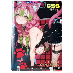 Dream of Desire Goddess Story: Mitsuri Kanroji CSS-01 Cat Spicy Waifu CCG Card - Image 1