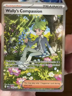 Wally's Compassion 186/132 ME01: Mega Evolution - Pokemon Card - NM - Image 1