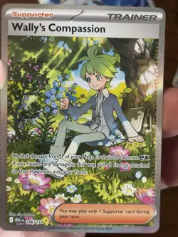 Wally's Compassion 186/132 ME01: Mega Evolution - Pokemon Card - NM - Image 2