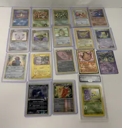 Big Pokemon Lot Of Old Pokemon Cards Black And White And Below Multiple 1st Gen - Image 1