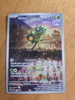 Teal Mask Ogerpon 123 Pokemon Card! - Image 1
