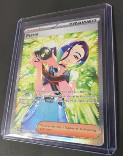 Pokemon TCG Trainer Perrin Special Illustration Card Twilight Masquerade 220/167 - Image 1