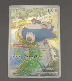 Pokemon - Snorlax - SVP #051 - Scarlet Violet 151 ETB Black Star Promo Card - Image 1