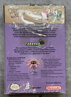 Pokemon Card Ex Sandstorm, Caravan Theme Deck 2003, New & Sealed #1 - Image 2