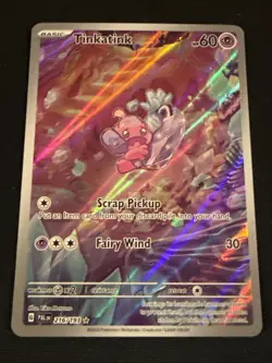 Pokemon TCG Tinkatink Scarlet & Violet Paldea Evolved Holo Card 216/193 - Image 1