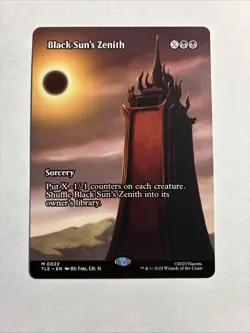 Black Sun's Zenith (Borderless) - Avatar: The Last Airbender MTG Plus Bonus Card - Image 1