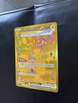 Pikachu ex 179/131 Hyper Rare Gold Card Pokemon Prismatic Evolutions Tera - Image 2