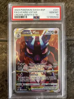 Lucario VSTAR SWSH291 SWSH: Sword & Shield Promo Cards Holo - Image 1