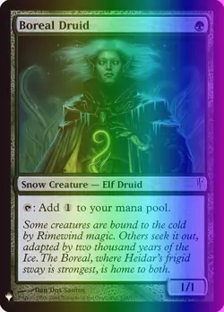 MTG Boreal Druid (63/124) Mystery Booster Retail Edition Foils LP FOIL - Image 1
